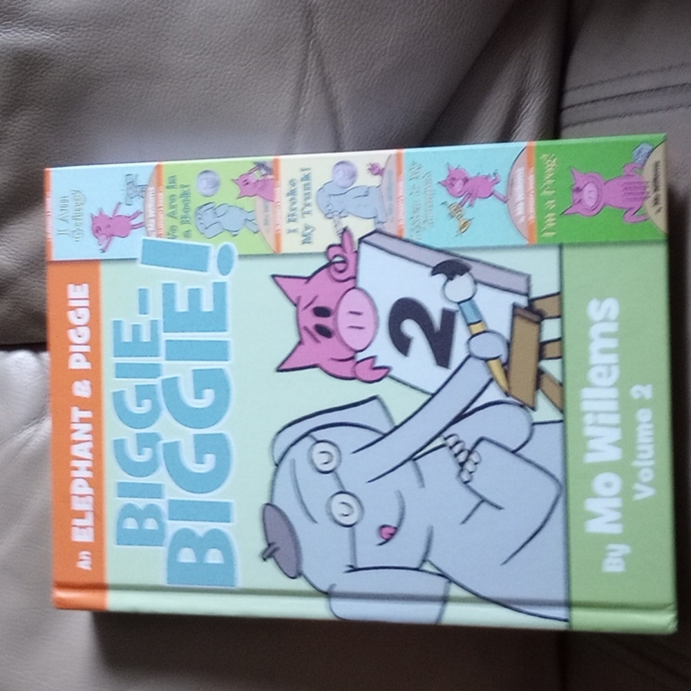 Biggie biggie by Mo Williems volume two.